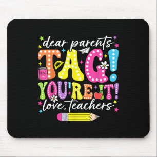 Grappig Beste Ouders Label YourIt Love Docenten Muismat