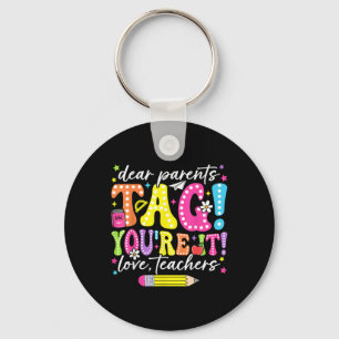Grappig Beste Ouders Label YourIt Love Docenten Sleutelhanger