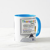 Grappig Beste Therapeut Zoekresultaat met Foto Mok (Voorkant rechts)
