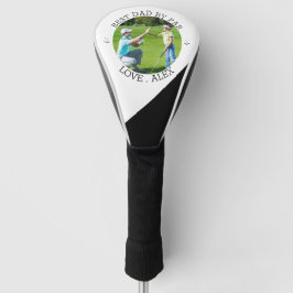 grappig beste vader door par aangepaste foto Golf Golfheadcover