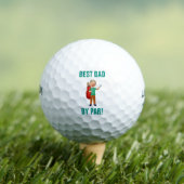 Grappig beste vader van Par Golfballen (Insitu Shirt)