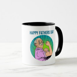 Grappig Beste Vissende Opa Cartoon Karakter Cadeau Mok