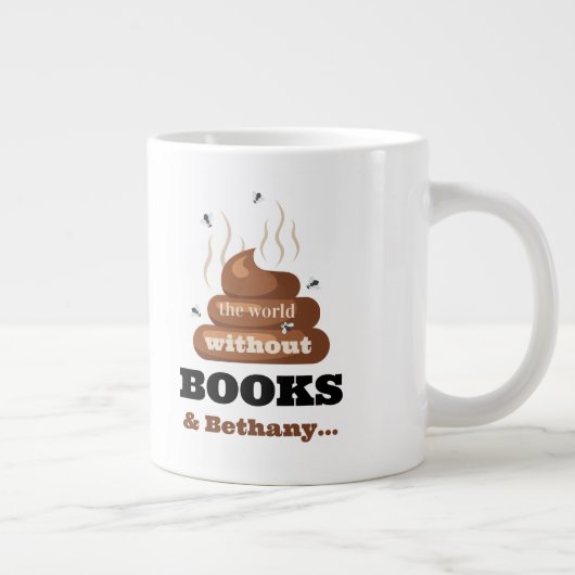 Grappig Beste Vriend Boek Lovers Bookish Gift Mok (Rechts)