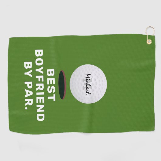 Grappig beste vriend van boyvriend door auto golfhanddoek (Horizontaal)