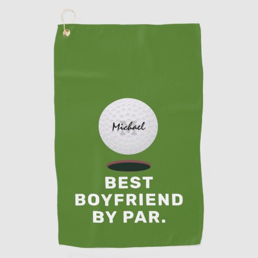 Grappig beste vriend van boyvriend door auto golfhanddoek (Voorkant)