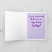 Grappig Beste Vriend Verjaardag Kaart (Binnen)