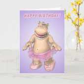 Grappig Beste Vriend Verjaardag Kaart (Gele Bloem)