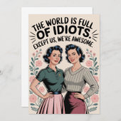 Grappig Beste Vriend Zorgzame Humor Vrouwen Verjaa Kaart (Voorkant / Achterkant)