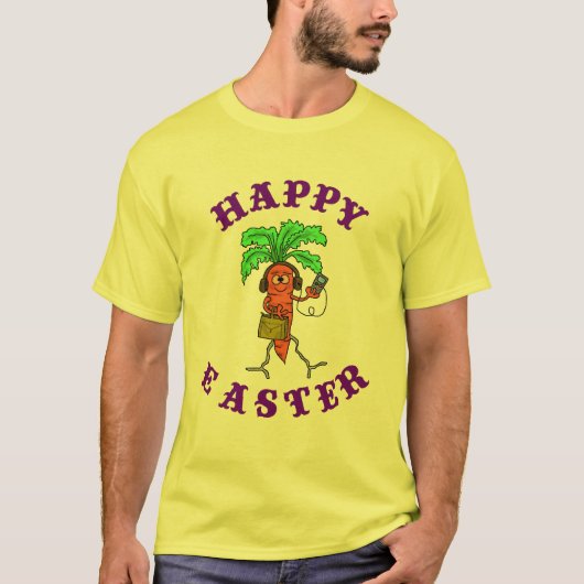 Grappig Beta Carotene Pasen T-shirt Pas het aan! (Voorkant)