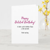 Grappig, beter dan een late periode van aangeboren kaart (Gele Bloem)