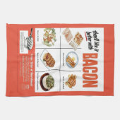 Grappig  "Beter met Bacon"-reclame Theedoek (Horizontaal)