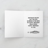 Grappig bevallingsdagkaart kaart (Binnen)