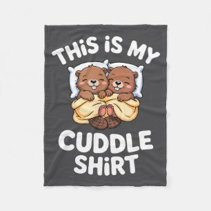 Grappig Beverskoppel Dit Is Mijn Knuffel  Fleece Deken