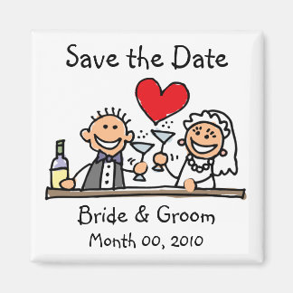 Grappig Bewaar de datum Magneten