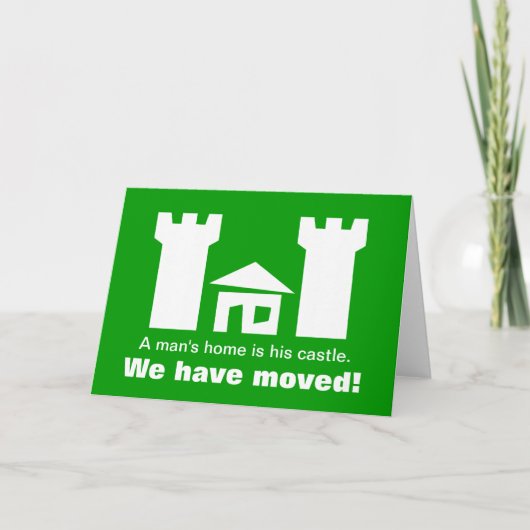 Grappig bewegend wenskaart kaart (Voorkant)