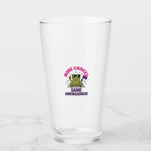 Grappig Bi Kikker Pride Shirt Ontwerp_1 Glas (Voorkant)