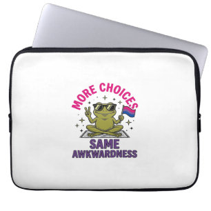 Grappig Bi Kikker Pride Shirt Ontwerp_1 Laptop Sleeve