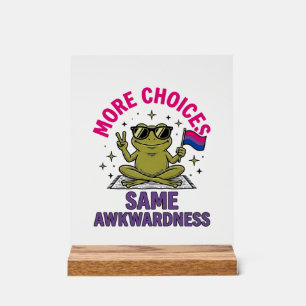 Grappig Bi Kikker Pride T-shirt ontwerp_1 Acryl Bord