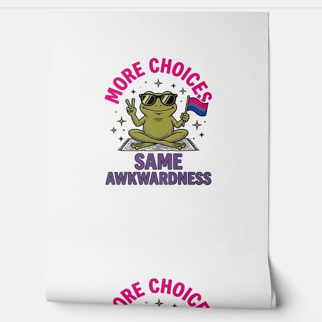 Grappig Bi Kikker Pride T-shirt ontwerp_1 Behang (Afrollen)