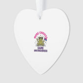 Grappig Bi Kikker Pride T-shirt Ontwerp_1 Ornament (voorkant)