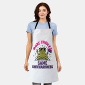 Grappig Bi Kikker Pride T-shirt ontwerp_1 Schort (Gedragen)