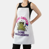 Grappig Bi Kikker Pride T-shirt ontwerp_1 Schort (Insitu)