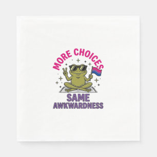 Grappig Bi Kikker Pride T-shirt ontwerp_1 Servet