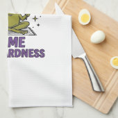 Grappig Bi Kikker Pride T-shirt ontwerp_1 Theedoek (Quarter Fold)