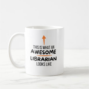 Grappig bibliothecaris cadeau voor schoolbibliothe koffiemok