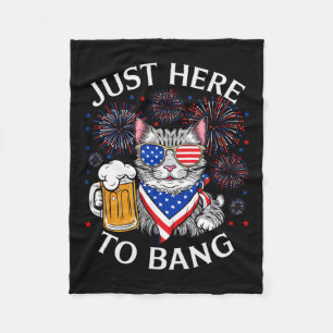 Grappig bier 4 juli kat liefhebber gewoon hier om  fleece deken