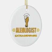 Grappig Bier, Ale Keramisch Ornament (Rechts)
