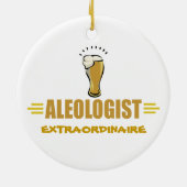 Grappig Bier, Ale Keramisch Ornament (Achterkant)