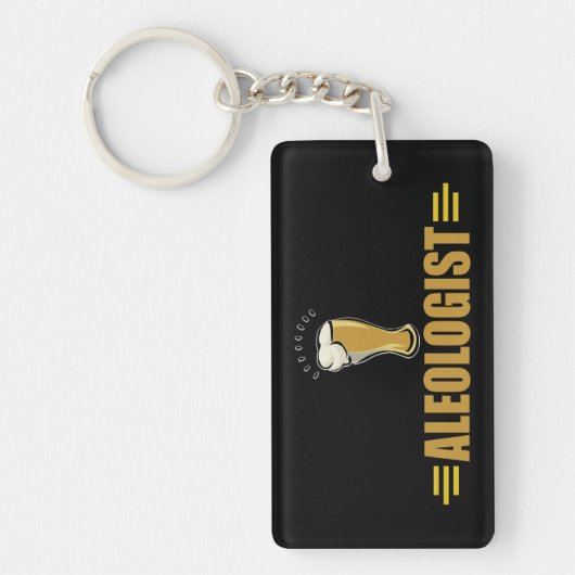 Grappig Bier ALEOLOOG Sleutelhanger (Voorkant)