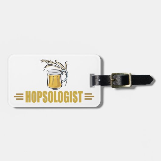 Grappig Bier Bagagelabel (Voorkant horizontaal)