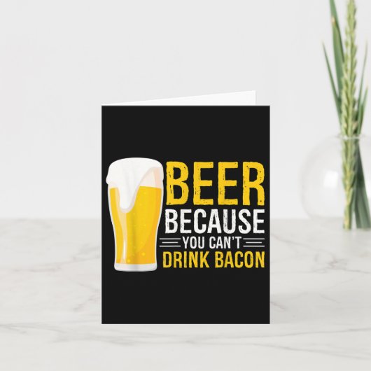 Grappig Bier BBQ Grillen - Bier omdat je Dr. Kaart (Voorkant)