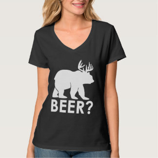 Grappig Bier Beer Herten Jagen Hiker Hunter Campin T-shirt