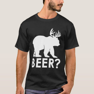 Grappig Bier Beer Herten Jagen Hiker Hunter Campin T-shirt
