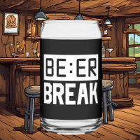 Grappig bier break woord art