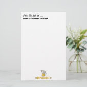 Grappig Bier Briefpapier (Staand voorkant)