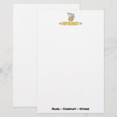 Grappig Bier Briefpapier (Voorkant / Achterkant)