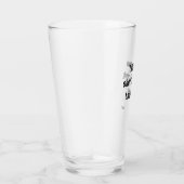 Grappig bier citaat glas (Rechts)