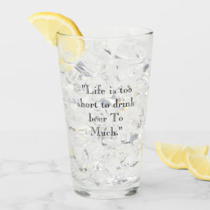 Grappig Bier Citaat Glas