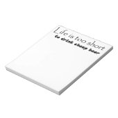 Grappig bier citeert notitieblok unieke cadeauidee (Linkerzijde)
