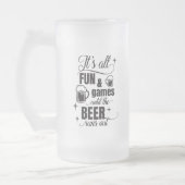 grappig bier drink woordkunst matglas bierpul (Links)