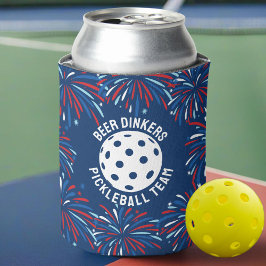 Grappig bier drinker patriottisch pickleball parti blikjeskoeler