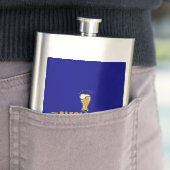 Grappig bier en Ale Heupfles (Voorbeeld)