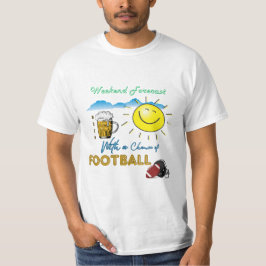 GRAPPIG! Bier en Football - Weekend Forecast TShir T-shirt