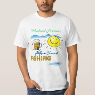 GRAPPIG! Bier en Gevist - Weekend Forecast T-Shirt