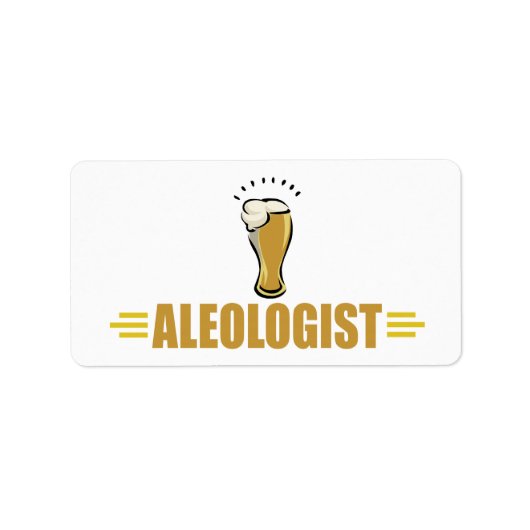 Grappig Bier Etiket (Voorkant)