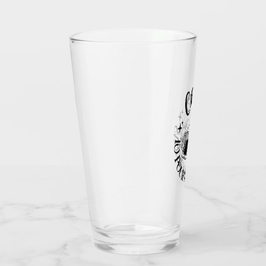 Grappig Bier Glas (Rechts)